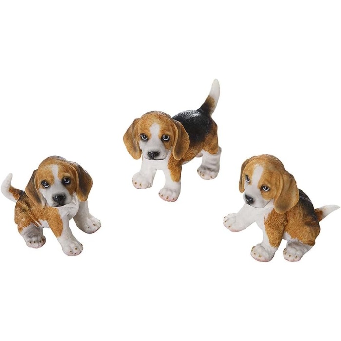 Pretty 3lü Köpek Biblo 4x7 cm