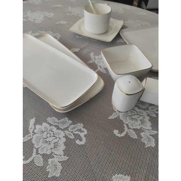 New Bone Porselen 32 Parça Kahvaltı Takımı fk.122