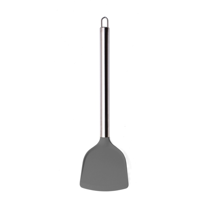 Paslanmaz Çelik Saplı Silikon Turner Spatula