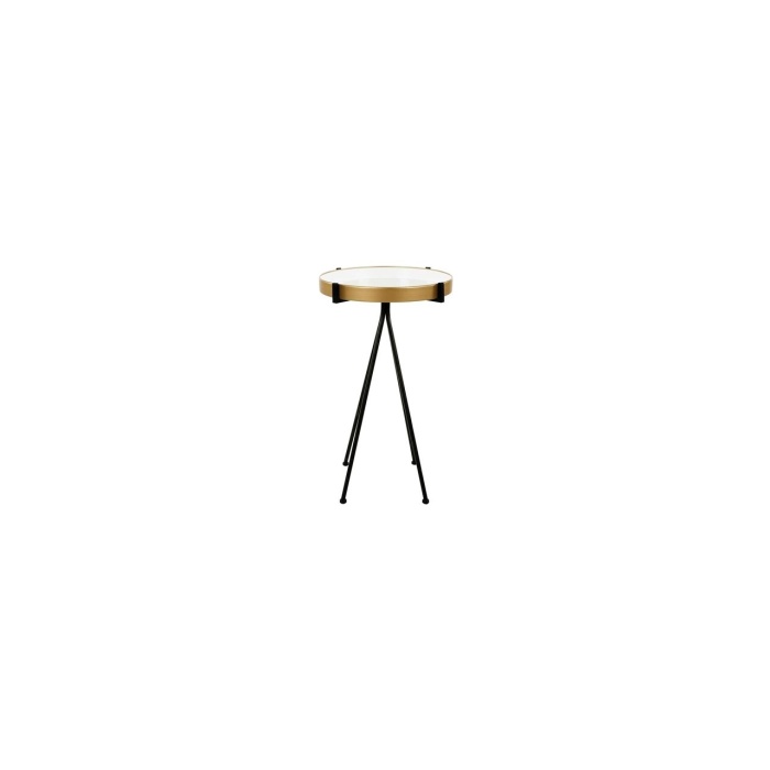 Metal Rani Gold  Tripot Yan Sehpa Zigon 40x70cm
