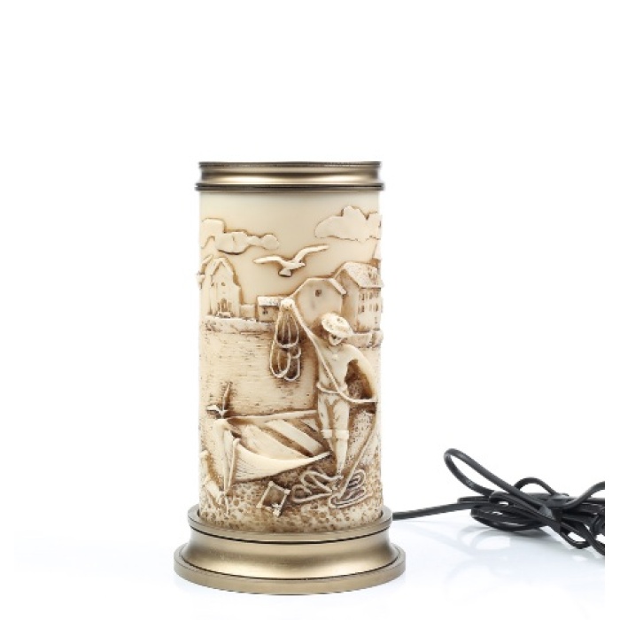 Bronz Gemici Abajur 25cm