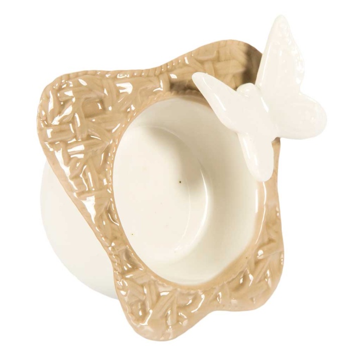 Lima Porselen T Light Mumluk Kelebek 10x10cm bz0084