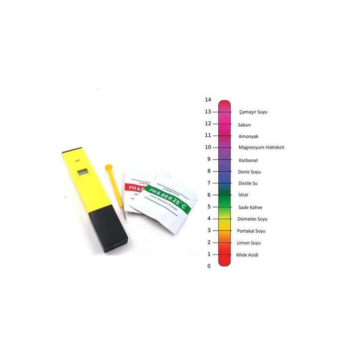Dijital Ph Metre su kalitesi test cihazı, akvaryum, balık havuzu