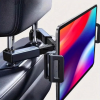 Araç Koltuk Arkası Tablet Tutucu, Telefon Tutucu, Tablet/telefon Tutucu, İpad Pro 12.9 Mini Air, Galaxy Tab A A7 S7, Switch, Surface, 4,7-12,9 İle Uyumlu