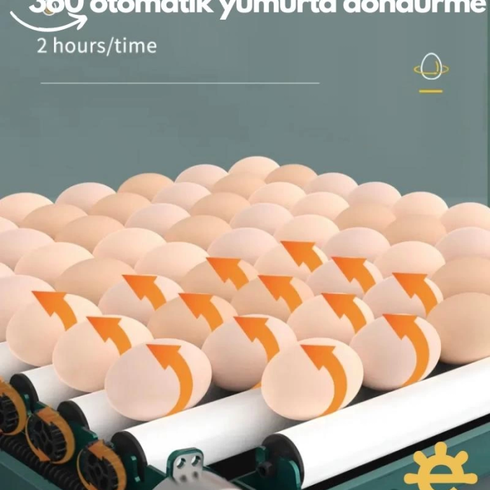 Kuluçka Makinesi Epo-130my Extra Hediyeli 130 Yumutalık Yedek Motorlu İncubator