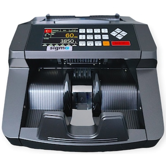 Sigma SC7520 Karışık Para Sayma Makinesi, TL Karışık, Euro ve Usd Adet Sayım + Müşteri Ekranı