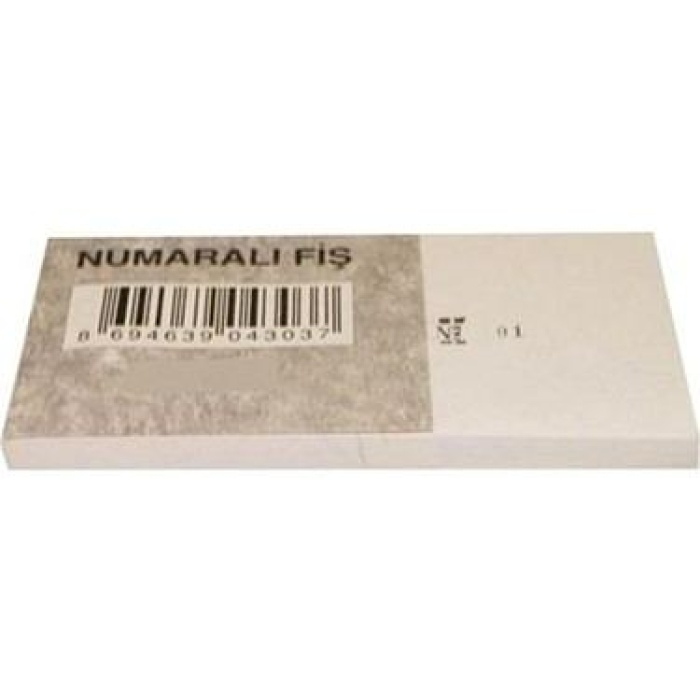 Dilman Numaralı Fiş Küçük 12 Adet