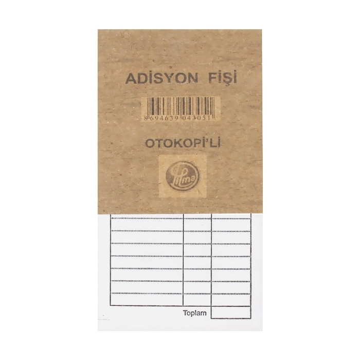 Dilman Adisyon Fişi Otokopili