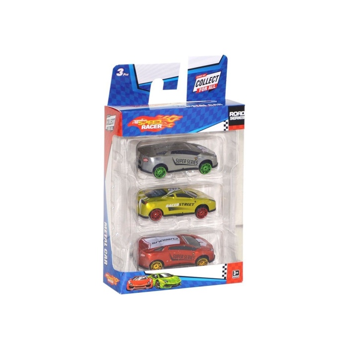 3LÜ SPEEP RACER METAL ARABA