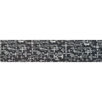 Planet Waves 50AL02 Alchemy Gitar Askısı Gothic Cross (5 cm) | Gotik Tasarım - Deri Uçlar - Premium Kalite