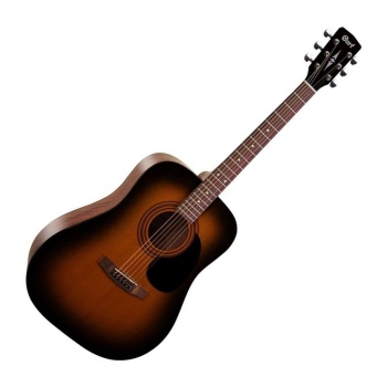 Cort AD810SSB Akustik Gitar (Başlangıç/Orta Seviye) | Ladin Kapak, Maun Gövde, Satin Sunburst Renk ve Dreadnought Kasa Formu