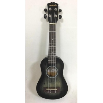 Cremonia AU-HO1A-21BK Soprano Ukulele | 21 İnç Mat Siyah