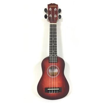 Cremonia AU-HO1A-21RD Soprano Ukulele | 21 İnç Mat Kırmızı
