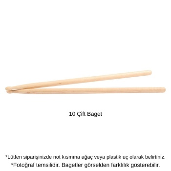 Vic Firth P10PR 10 Çift Baget Paketi | Toplu Paket - Ekonomik - Stüdyolar İçin