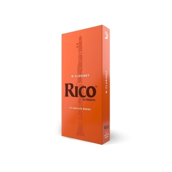 Rico RCA2515 Orange Box Bb Klarnet Kamışı No: 1.5 (Başlangıç/Eğitim) - 25li Paket | Standart Kesim, Toplu Paket ve Okullar İçin İdeal