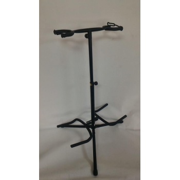 Cremonia STG102 2li Çoklu Gitar Standı (Aksesuar) | İki Gitar Kapasiteli Yan Yana Tasarım, Yumuşak Sünger Koruma, Katlanabilir Şasi ve Dar Alanlar İçin İdeal Çözüm