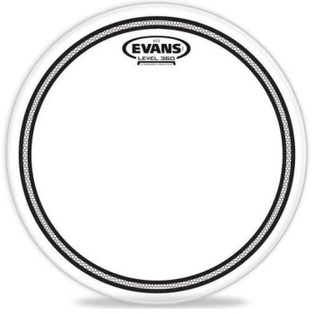 Evans TT18EC2S EC2S Clear 18 İnç Tom Derisi (Profesyonel) | Çift Katmanlı Yapı (7+7 Mil), SST Halka Teknolojisi ile Kontrollü Harmonikler ve Büyük Davullar İçin Net Atak
