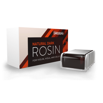 Planet Waves VR300 Dark Rosin - Koyu Keman Reçinesi (Aksesuar) | Koyu Renkli Yapısı ile Daha Fazla Tutuş ve Sürtünme, Parlak Tonlar İçin İdeal Kavrama ve Plastik Saklama Kabı