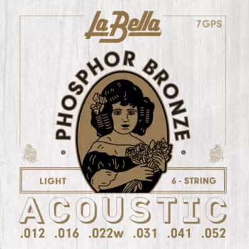 La Bella 7GPS Phospor Bronze Akustik Gitar Teli (0.12 - 0.52)