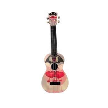 Soprano Ukulele Sevgi Desen Kapak