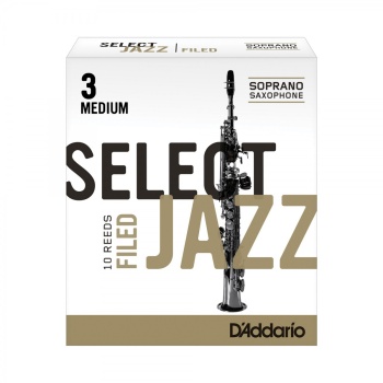 DAddario Woodwinds Select Jazz RSF10SSX3M Soprano Saksafon Kamışı No:3 Medium