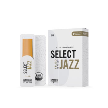 DAddario Woodwinds Organic Select Jazz Alto Saksafon Kamışı No:2 Hard