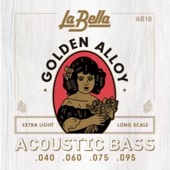 La Bella Golden Alloy Akustik Bas Gitar Teli (040-095)