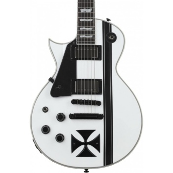 ESP LTD James Hetfield Signature Iron Cross Snow White Solak Elektro Gitar