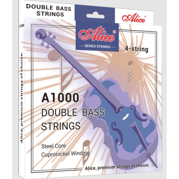 ALICE A1000 CUPRONICKEL STEEL CORE SET (TAKIM) KONTRABASS TELİ