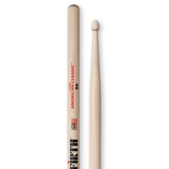 VICFIRTH 8D BAGET HICKORY, 0.540x16 , MED