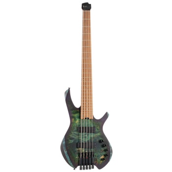 CORT SPACE5SDG BASS GİTAR, HEADLESS, 5 TELLİ, STAR DUST GREEN