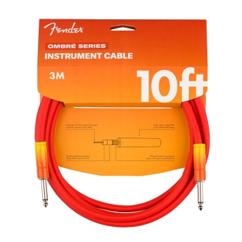 Fender Ombré Düz/Düz Uçlu 3m Tequila Sunrise Enstrüman Kablosu