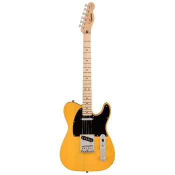 Squier Sonic Telecaster Akçaağaç Klavye BPG Butterscotch Blonde Elektro Gitar