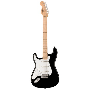 Squier Sonic Stratocaster LH Akçaağaç Klavye WPG Black Solak Elektro Gitar