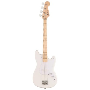 Squier Sonic Bronco Bass Akçaağaç Klavye WPG Arctic White Bas Gitar