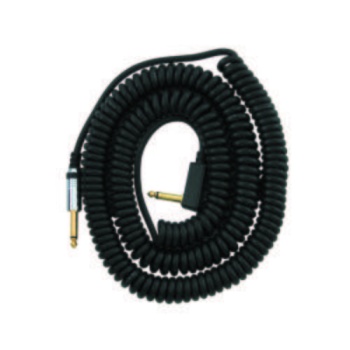 Vox VCC-90-BK Vintage Coiled Cable | Siyah 9 Metre Spiral Gitar Kablosu