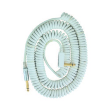 Vox VCC-90-WL Vintage Coiled Cable | Beyaz 9 Metre Spiral Gitar Kablosu