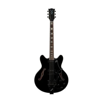 Vox BOBCAT V90B-BK | Semi Hollow Body With Bigsby Elektro Gitar