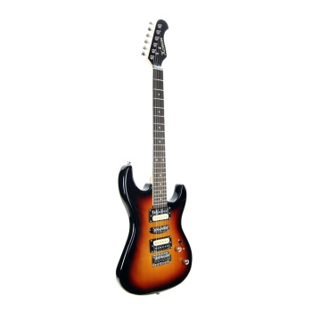 Xenon XNE5SB Elektro Gitar (HSS - Sunburst) | 1 Single 2 Humbucker Manyetik, Çok Yönlü Ton Yelpazesi, Strat Kasa