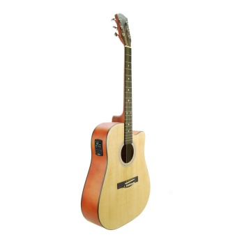 Segovia SGA41EQ4N Elektro Akustik Gitar (Naturel) | 4 Bant Ekolayzır, Doğal Ahşap Tınısı, Yüksek Sinyal Kalitesi