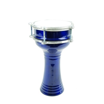 Döküm Darbuka Mavi (DAB15BL) | Parlak Mavi, Akort Edilebilir, Hafif ve Taşınabilir