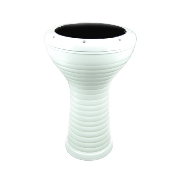 Döküm Darbuka Beyaz (DDBD28WH) | Şık Beyaz Kaplama, 28cm Büyük Boy, Derin Bas