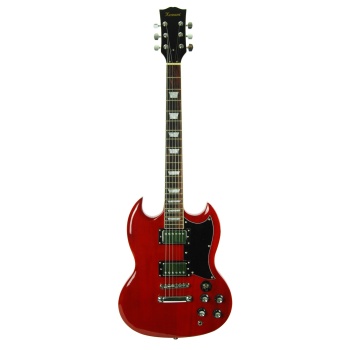 Xenon XESG240R Elektro Gitar (SG Kasa - Kırmızı) | Çift Humbucker, Agresif Rock Tonları, İkonik Tasarım