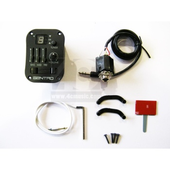 Gentro S3T Saz Eşikaltı Ekolayzer (3 Band - Tunerli)