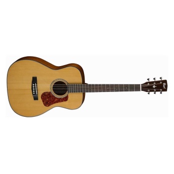 Cort L500CLHNAT Solak Akustik Gitar | Masif Ladin Kapak - Natürel