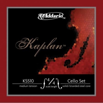 Daddario KS510 4/4M Cello Tel Seti | Kaplan, Medium, 4/4