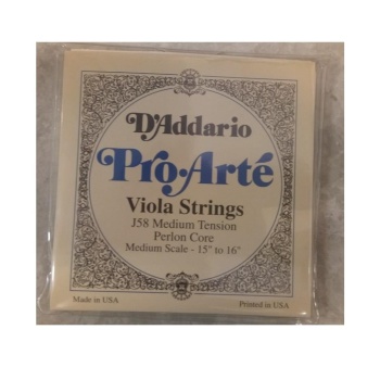 DAddario J58 Pro-Arte Viyola Tel Seti (Medium Scale - Medium Tension - Naylon Özlü)