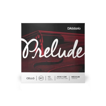 DAddario J1010 1/2M Prelude Çello Tel Seti (1/2 Ölçek - Medium Tension - Çelik Özlü)
