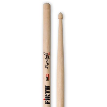 Vic Firth FS5A American Concept Freestyle 5A Baget | Ekstra Uzun Sap - Geniş Tutuş Alanı - Çok Yönlü