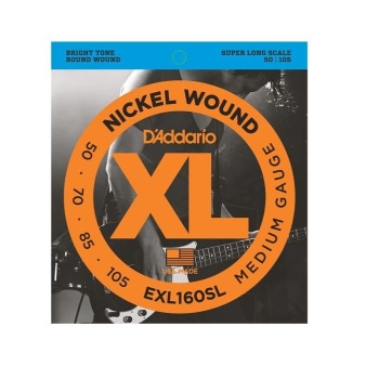 DAddario EXL160SL XL Nickel Serisi Bas Gitar Tel Seti (Medium - 50-105 - Super Long Scale)